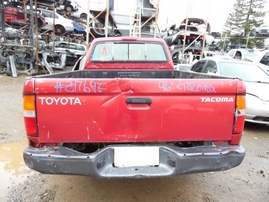 1996 TOYOTA TACOMA BURGUNDY XTRA 2.4L AT 2WD Z17697